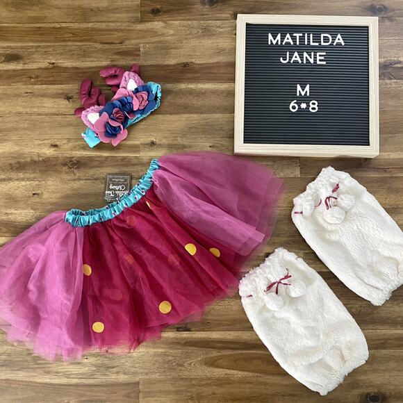 NWT Matilda Jane Moments With You Oh Deer! Costume Set Red Green Woodland M - Picture 1 of 8